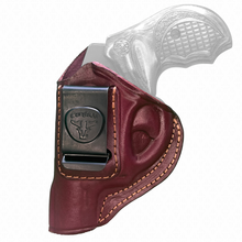 Load image into Gallery viewer, Cardini Zorro Series Inside the Waistband Leather Holster - Snub Nose Revolver - Clearance