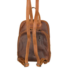 Load image into Gallery viewer, CONCEALED CARRY "ABBY" LEATHER BACKPACK