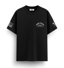 Load image into Gallery viewer, Cardini Defense “Heritage Standard” Logo Tee – Men’s Classic American Brand Shirt, 60/40 Cotton-Poly Blend, Sand