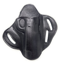 Cargar imagen en el visor de la galería, Funda para cinturón estilo panqueque Cardini con 3 ranuras, tamaño completo - Liquidación