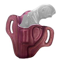 Cargar imagen en el visor de la galería, Funda tipo panqueque Cardini OWB de dos ranuras para revólveres de punta chata - Liquidación