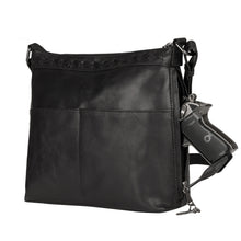 Load image into Gallery viewer, CONCEALED CARRY CROSSBODY PURSE FOR WOMEN - "FAITH" LEATHER CROSSBODY