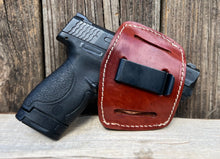 Load image into Gallery viewer, Cardini Leather IWB / OWB Universal Belt Slide Holster | Ambidextrous Leather Holster