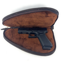 Load image into Gallery viewer, Leather Gun Travel Case
