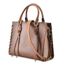 Load image into Gallery viewer, CONCEALED CARRY "EMMA" LEATHER SATCHEL