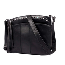 Load image into Gallery viewer, CONCEALED CARRY "BRYNN" ARCHED LEATHER CROSSBODY