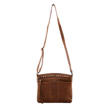 Load image into Gallery viewer, CONCEALED CARRY "BRYNN" ARCHED LEATHER CROSSBODY
