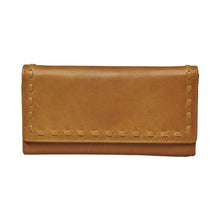 Load image into Gallery viewer, "HOPE" RFID LEATHER LACED WALLET