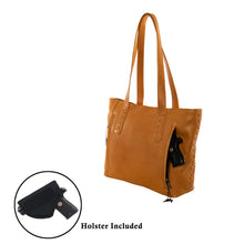 Load image into Gallery viewer, CONCEALED CARRY "REAGAN" MEDIUM LEATHER TOTE