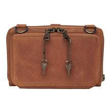 Load image into Gallery viewer, CONCEALED CARRY "MILLIE" LEATHER CROSSBODY ORGANIZER - SMALL