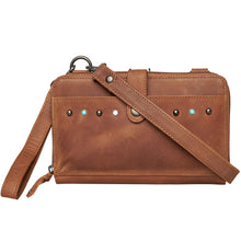 Load image into Gallery viewer, CONCEALED CARRY "MILLIE" LEATHER CROSSBODY ORGANIZER - SMALL