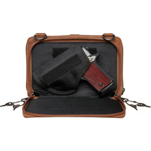 Load image into Gallery viewer, CONCEALED CARRY "MILLIE" LEATHER CROSSBODY ORGANIZER - SMALL