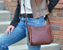 Load image into Gallery viewer, CONCEALED CARRY "CALLIE" LEATHER CROSSBODY