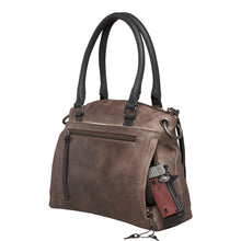 Load image into Gallery viewer, CONCEALED CARRY "WHITELY" LEATHER SATCHEL