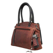 Load image into Gallery viewer, CONCEALED CARRY "WHITELY" LEATHER SATCHEL