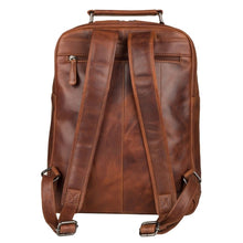 Load image into Gallery viewer, CONCEALED CARRY "QUINN" UNISEX LEATHER BACKPACK
