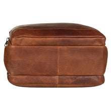 Load image into Gallery viewer, CONCEALED CARRY "QUINN" UNISEX LEATHER BACKPACK