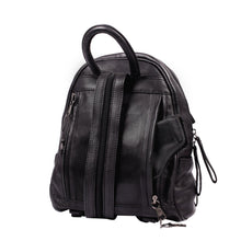 Load image into Gallery viewer, CONCEALED CARRY RFID "DAISY" LEATHER BACKPACK