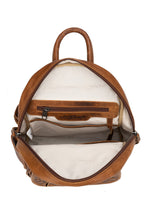 Load image into Gallery viewer, CONCEALED CARRY RFID "DAISY" LEATHER BACKPACK