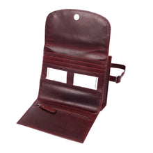 Load image into Gallery viewer, CONCEALED CARRY "RAELYNN" BUFFALO LEATHER CROSSBODY RFID ORGANIZER