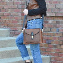 Load image into Gallery viewer, CONCEALED CARRY "EVELYN" LEATHER CROSSBODY