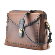 Load image into Gallery viewer, CONCEALED CARRY "EVELYN" LEATHER CROSSBODY