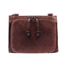 Load image into Gallery viewer, CONCEALED CARRY "RAELYNN" BUFFALO LEATHER CROSSBODY RFID ORGANIZER