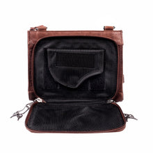 Load image into Gallery viewer, CONCEALED CARRY "RAELYNN" BUFFALO LEATHER CROSSBODY RFID ORGANIZER
