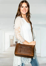 Load image into Gallery viewer, CONCEALED CARRY "BRYNLEE" LEATHER CROSSBODY