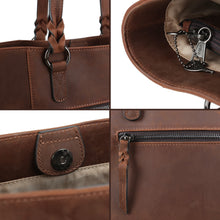 Load image into Gallery viewer, CONCEALED CARRY "MADDIE" LEATHER TOTE