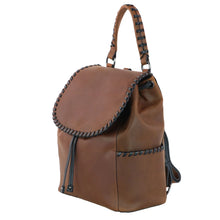 Load image into Gallery viewer, CONCEALED CARRY "ALLIE" LEATHER BACKPACK