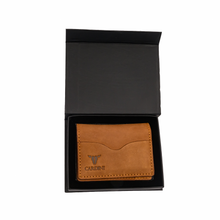 Cargar imagen en el visor de la galería, Cardini Leather Handmade Wallet – Rustic Tan
