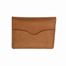 Cargar imagen en el visor de la galería, Cardini Leather Handmade Wallet – Rustic Tan