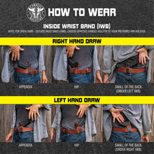 Cargar imagen en el visor de la galería, Serie Cardini Zorro dentro de la funda de cuero de la cintura