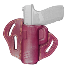 Load image into Gallery viewer, Cardini 3 Slot Pancake Style Belt Holster