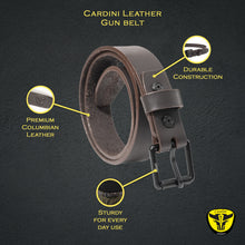 Load image into Gallery viewer, Cardini Buffalo Leather Belt