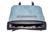 Cargar imagen en el visor de la galería, Cardini Leather Bag Black Open Flap
