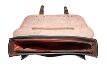 Cargar imagen en el visor de la galería, Cardini Leather Bag Coffee Flap