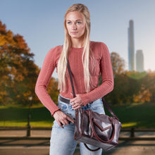 Load image into Gallery viewer, CONCEALED CARRY &quot;AUBREY&quot; SATCHEL

