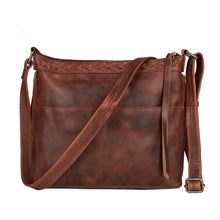 Load image into Gallery viewer, CONCEALED CARRY CROSSBODY PURSE FOR WOMEN - &quot;FAITH&quot; LEATHER CROSSBODY
