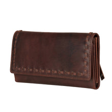 Load image into Gallery viewer, &quot;HOPE&quot; RFID LEATHER LACED WALLET
