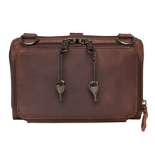 Load image into Gallery viewer, CONCEALED CARRY &quot;MILLIE&quot; LEATHER CROSSBODY ORGANIZER - SMALL
