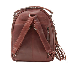 Load image into Gallery viewer, CONCEALED CARRY &quot;SAWYER&quot; LEATHER BACKPACK

