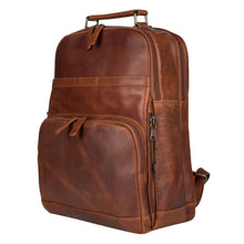 Load image into Gallery viewer, CONCEALED CARRY &quot;QUINN&quot; UNISEX LEATHER BACKPACK
