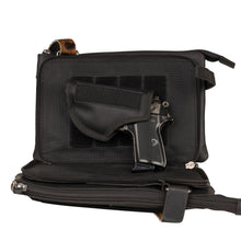 Load image into Gallery viewer, CONCEALED CARRY &quot;PAIGE&quot; HAIR-ON LEATHER CONCEALED CARRY CROSSBODY
