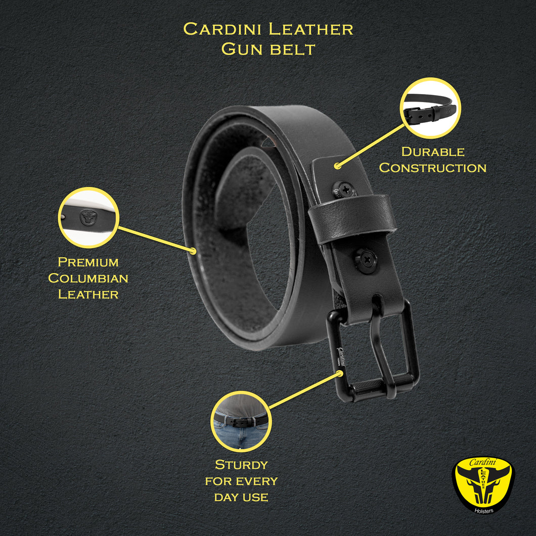 Cardini Buffalo Leather Belt