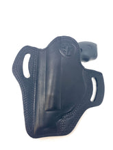 Load image into Gallery viewer, Cardini Two Slot OWB Pancake Holster for Snub Nose Revolvers - Clearance
